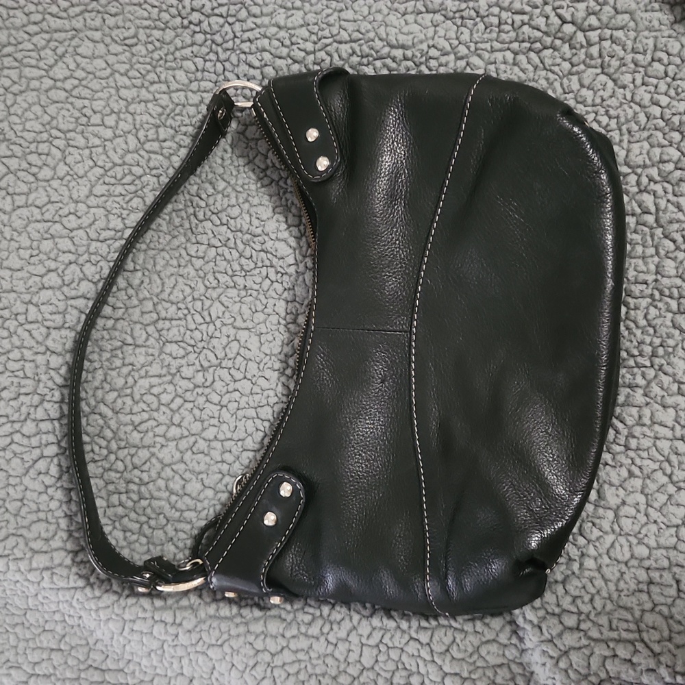 Etienne Aigner black leather shoulder bag - Picture 5 of 15
